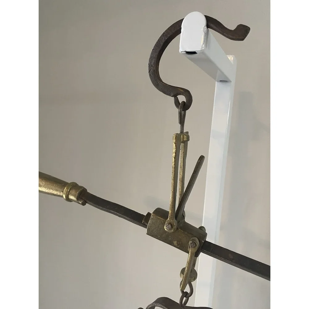 Antique Brass Hanging Balance Scale, 